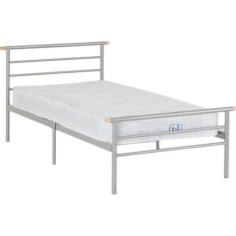 Orion 3 Feet Bed Frame - L197.5 x W105.5 x H84 cm - Silver (1/5)