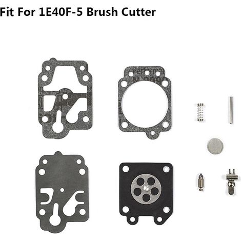 Nouveau Kit de réparation de carburateur accessoires de tondeuse à gazon Machine de découpe de brosse Kit de réparation de tronçonneuse carburateur de tondeuse à gazon 1E40F-5 (1/5)