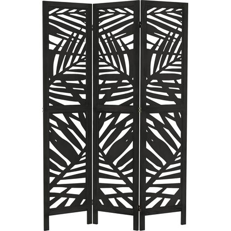 ML-Design Paravent Intérieur Décoratif 3 Panneaux, Séparateur de Pièce (1/5)