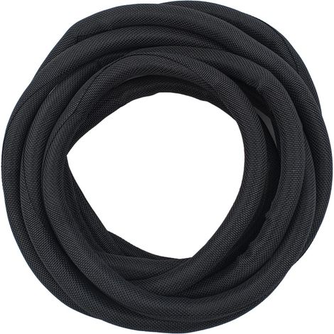 3 Mètres Gaine Cable,Gaine Cable Informatique,Protection Cable Electrique,Gaine Tressée,Range Fil Electrique,Protège Cable,pour Câbles Réseau,HDMI,Câbles D'écran,Câbles D'alimentation,USB,Noir(Ø 10mm)