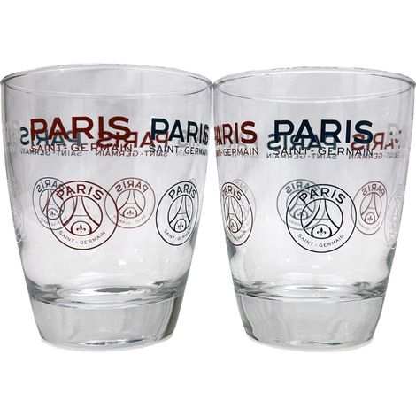 Coffret de 2 verres à eau Paris Saint-Germain (1/3)