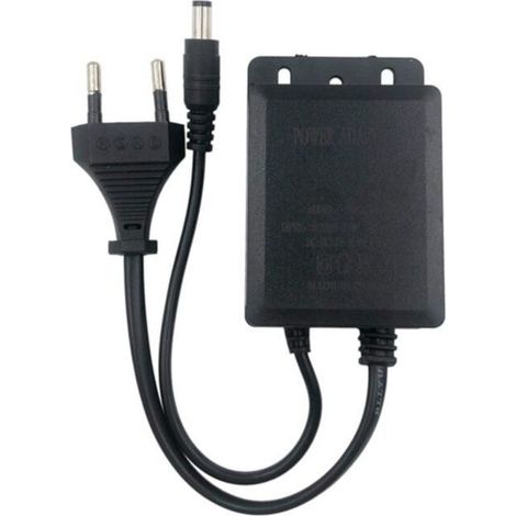 Adaptateur Secteur 12V 2A Alimentation Étanche Caméra Bande Lumineuse avec Prise UE