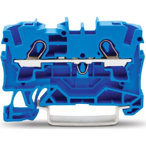 Wago – Bornier électrique 6,2 mm – Tension 800 V – Courant 41 A – Section câble 0,5 à 6 mm² – Connexion rapide pour câblage efficace (1/4)
