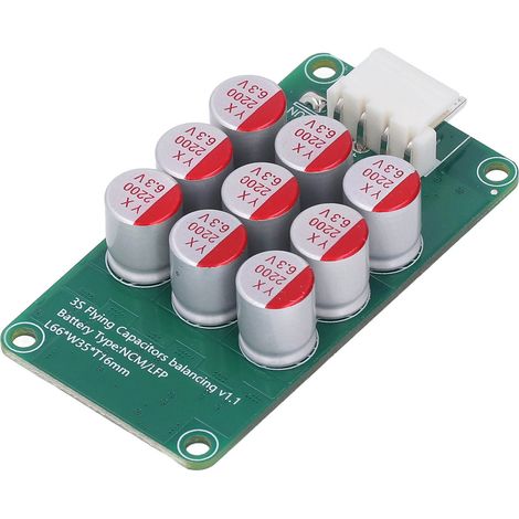 Hochpräziser 5A-Batteriebalancer, aktives Energieübertragungsmodul für Li-Ionen-Akkus, intelligenter Equalizer, Spannungsregler für Zellpacks. (1/5)