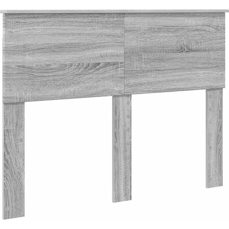 Cabecero Gris Sonoma Madera contrachapada vidaXL