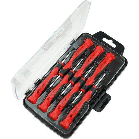 Set de destornilladores de precisión Dedra 6 piezas acero CrV (1/3)