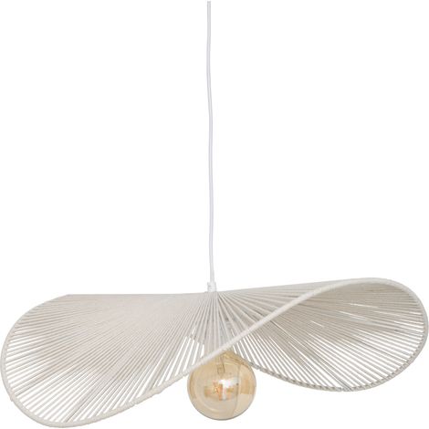 Hängelampe aus Baumwolle ADELIA, 58 x 56 x 100 cm, weiß (1/5)