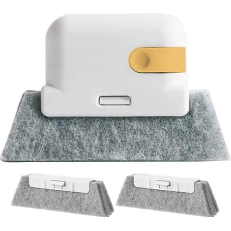 Brosse de nettoyage pour vitres jaunes-- (1/5)