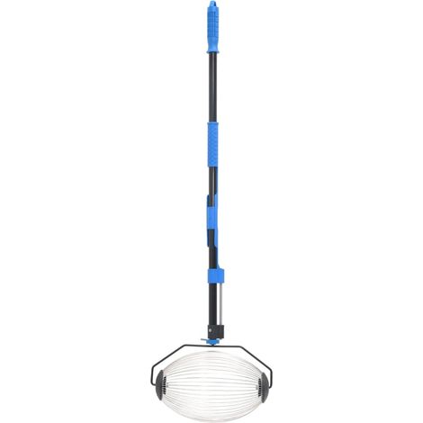 vidaXL Recolector de nueces acero azul 127 cm (1/2)
