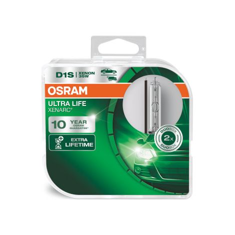 2x Ampoules xénon OSRAM XENARC ULTRA LIFE D1S HID lampe à décharge, 66140ULT-HCB, Garantie 10 ans