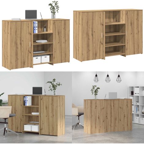 Empfangstheke Artisan-Eiche 155x50x103,5 cm Holzwerkstoff - Holzwerkstoff - Artisan-Eiche (1/5)