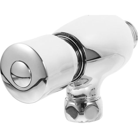 Bouton-poussoir 1 Mpa Chasse D'eau Urinoir en Cuivre Argenté (1/5)