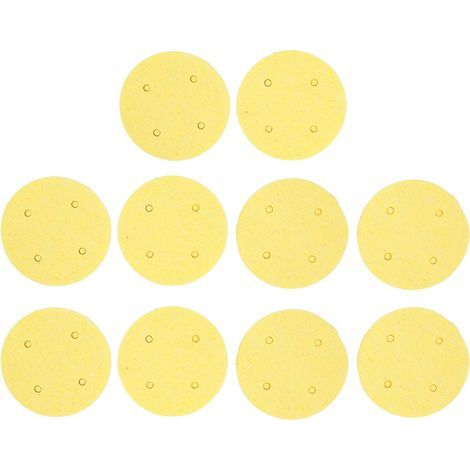 Packung mit 10 EMS-Elektroden, 60 mm, wiederverwendbare leitfähige Schwammpads für Geräte zur elektromagnetischen Interferenztherapie (1/5)