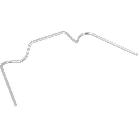 Lot de 50 agrafes robustes pour serre, attache à ressort en W, accessoire pour serre