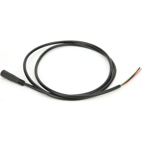 Câble signal 4 cœurs pour vélo, matériau mixte pratique, accessoire de modification batterie lithium, connecteur femelle 4 broches. (1/5)