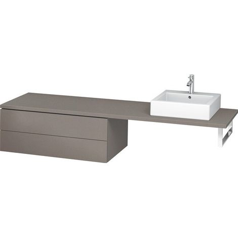 Consolle bassa L-CUBE 1020x547x400mm terra