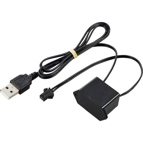 TRU COMPONENTS EL-Inverter 5 V/DC Schwarz (L x B x H) 40 x 18 x 23 mm (1/3)