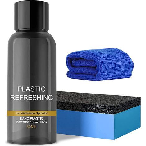 Revêtement rafraîchissant en plastique pour voiture, Agent revitalisant, pièces de rénovation pour le nettoyage intérieur de l'automobile (1/5)