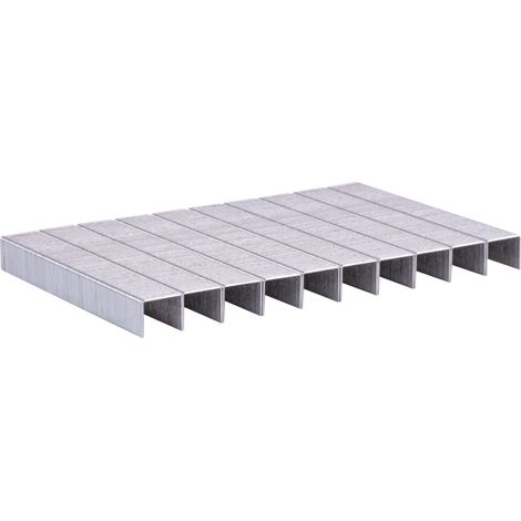 Vonroc – 1000 agrafes 12 mm et 14 mm pour agrafeuse électrique – Fixation efficace pour matériaux fins – Lot de 1000 agrafes (1/4)