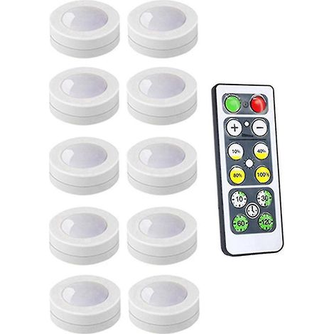 Lot de 11 lampes de chevet à détecteur de contact et à intensité variable, à placer sous un meuble. (1/3)