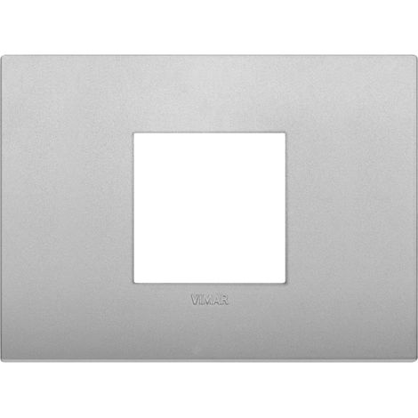 Placca Classic 2M silver matt Vimar Arkè  19652.79