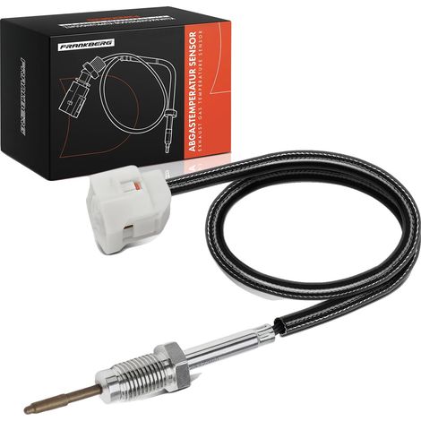 Sensor de temperatura, longitud 485 mm, rosca M12x1.25, 2 contactos de conector, llave de 14 mm, carcasa de conector ovalada (1/5)