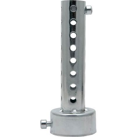 Silencieux d'échappement universel pour moto DB Killer 48mm, Argent Amovible en Acier Inoxydable Réducteur de Bruit Échappement (1/5)
