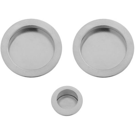 KIT MANIGLIE PER PORTE SCORREVOLI finitura cromo satinato