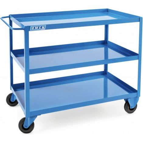 CARRELLO PORTA ATTREZZI PORTA UTENSILI GIGANTE 3 RIPIANI PORTATA MAX 180KG OMCN