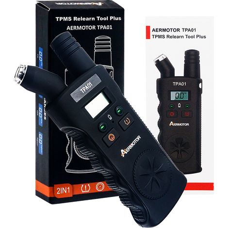TPMS-Neulernwerkzeug und digitales Manometer 2-in-1, Hochpräziser Reifendruckmesser bis zu 150 PSI-lsw (1/5)