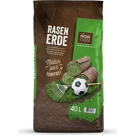 PATZER NATUR PUR Rasenerde torffrei - 40 Liter