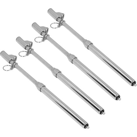 Manomètre de pression des pneus à double tête (lot de 4), en acier inoxydable, outil de mesure mécanique de la pression des pneus pour camions, voitures et motos (10-160 PSI). (1/5)