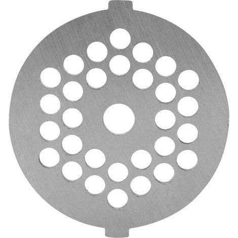 Disco per tritacarne con fori, lama per tritacarne in acciaio inox con fori da 5/7 mm, ricambio professionale per tritacarne (5 mm) - Fei Yu (1/4)