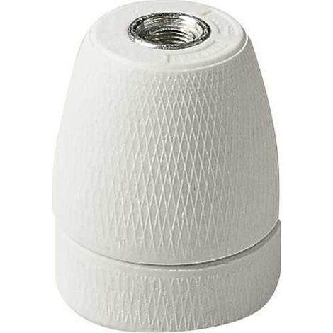 02164 Portalámparas E27 M10X1 Porcelana Antisvit.