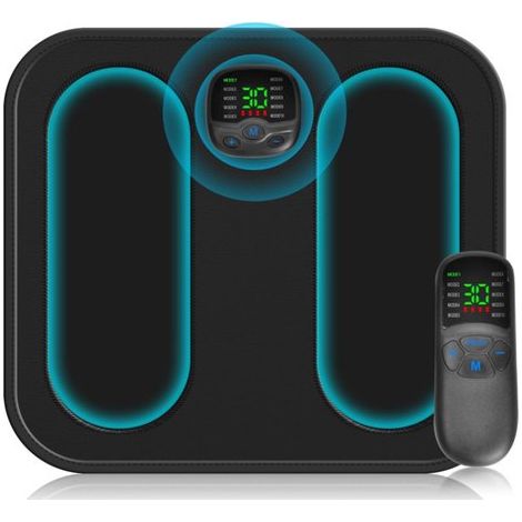 Appareil de massage des pieds EMS à impulsions amincissantes, noir (1/2)