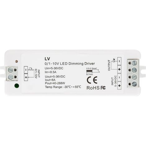 Regolatore 1-10V per Striscia LED Bianco