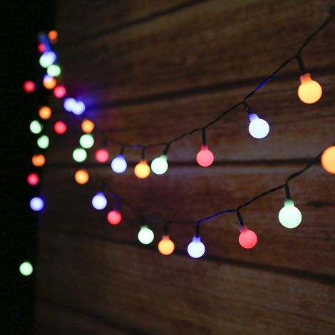 Guirlande lumineuse solaire CMODIHI, guirlande lumineuse solaire d'extérieur, 6,9 m, 50 LED, étanche IP44, avec 8 modes d'éclairage pour la décoration intérieure et extérieure, jardin, sapin de Noël, 