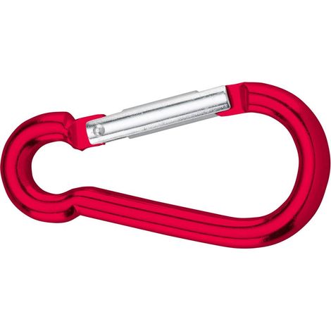 Moschettone in alluminio anodizzato rosso dörner + helmer 4815724 60 mm 20 pz. (1/3)