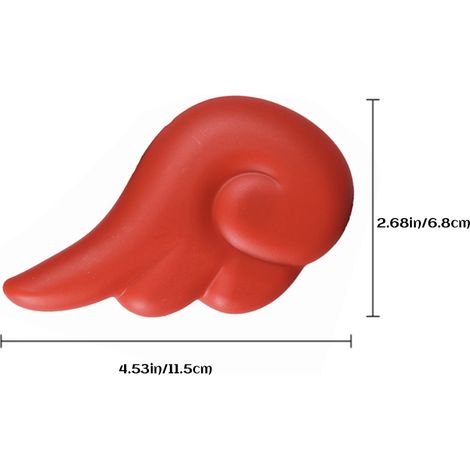 2 Paires d'ailes d'ange pour casque avec base et rubans adhésifs, accessoires pour casque vélo, moto, snowboard (casque non inclus) (1/5)