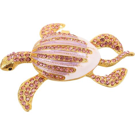 Boîte à Bijoux Décorative Tortue de Mer Vintage en Alliage (1/5)