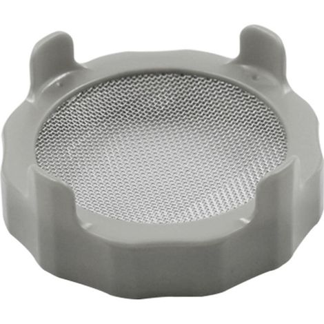 Couvercle À Germination - Pour Bocaux À Ouverture Large - En Plastique ABS Alimentaire Et Maille En Acier Inoxydable - 9 x 9 x 2 cm - 1 Pièce (1/5)