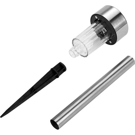 5 lampes solaires d'extérieur pour allées, 1 LED, jardin, pelouse, paysage (blanc) (1/5)