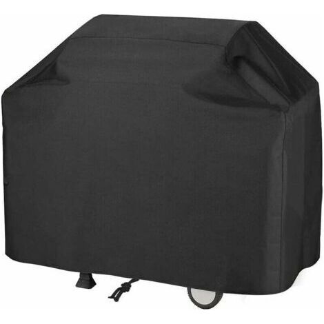 BUNTHAUS Housse de Barbecue Résistante Aux Intempéries - Tissu Oxford Couverture Étanche à La Poussière et Aux UV, Bache de Protection BBQ avec Bouton Pression et Sac de Rangement (145 x 61 x 117 cm) (1/4)