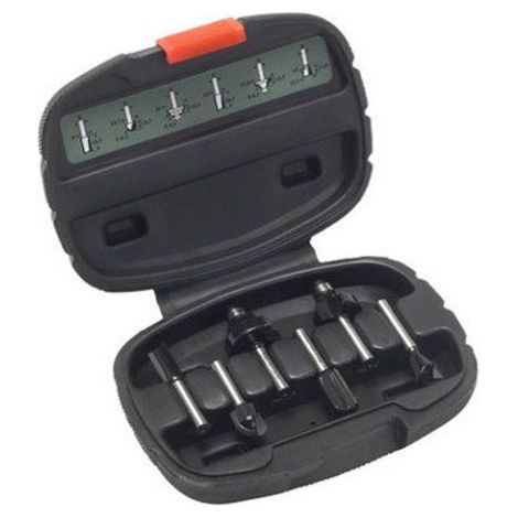Set de 6 fresas con insercción de 6 mm  BOSCH 2607019464