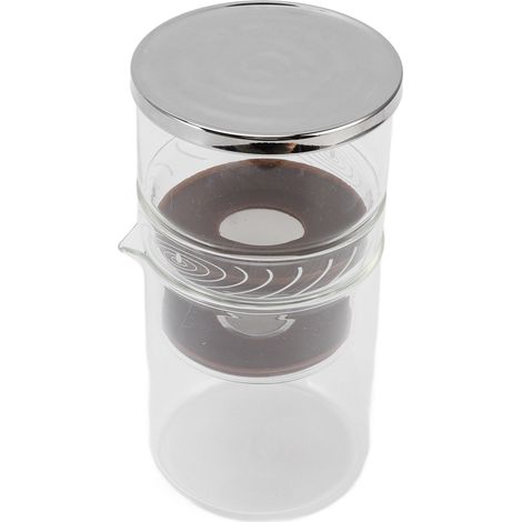 Cafetière à filtre 300 ml avec contrôle de vitesse, résistante à la chaleur et idéale pour la maison, le bureau ou un café glacé. Parfaite pour la maison, le bureau ou un café.