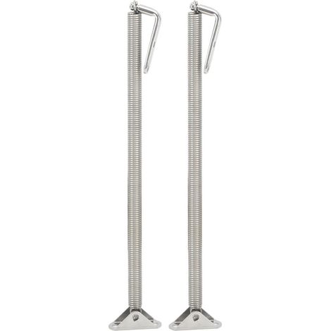 ressorts de support de trappe de bateau en acier inoxydable, ressorts de réglage pour hublot de porte de bateau, pour yachts et camping-cars, 225 x 15 mm (1/5)
