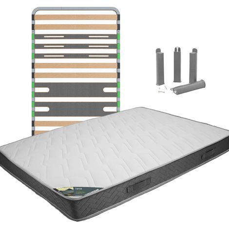 JAVA - Pack Matelas + AltoZone 90x190 + Pieds (1/5)
