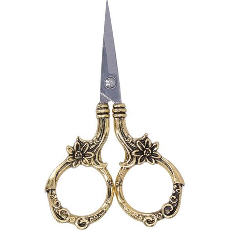 Vintage-Schere, Blumen, DIY-Stickerei im europäischen Retro-Stil, Nadeln, Bastelkollektion (1/5)