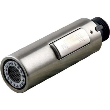 Buse de pulvérisation de rechange pour robinet de cuisine, 1 pièce, tête de robinet universelle amovible, acier inoxydable SUS304 brossé (1/3)