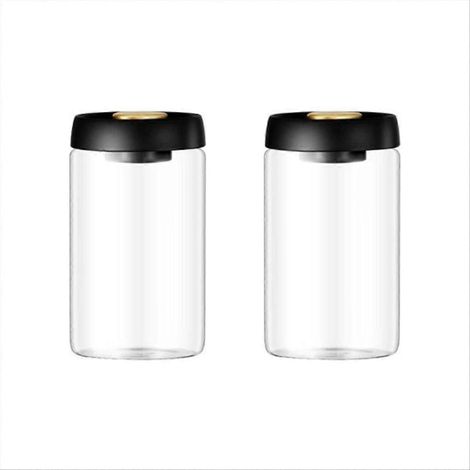 Glasbehälter für Kaffeebohnen, luftdicht vakuumversiegelt, 1200 ml (1/5)